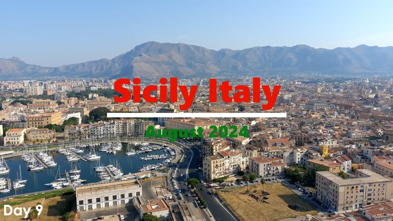 Sycylia Włochy 2024 Dzień 9 Palermo Mondello Beach Trappeto