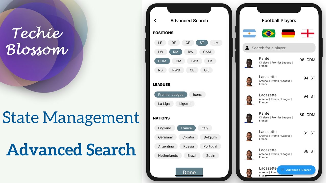 State Management | Advanced Search - flutter_bloc package | Part 3