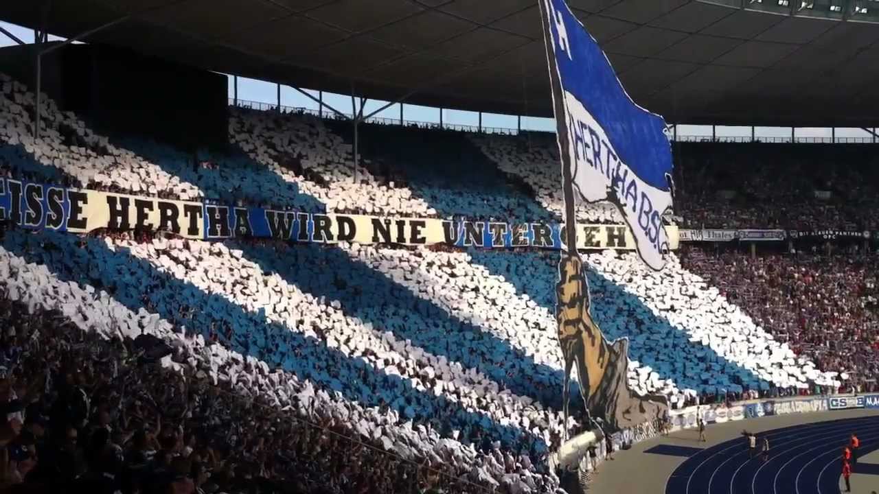 Hertha - Nürnberg 1. Spieltag Saison 2011/2012 Ostkurve Choreografie HD