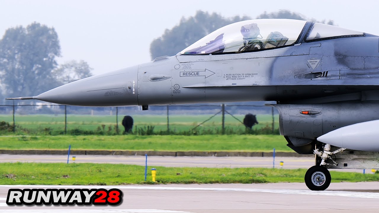 Frisian Flag 2023 - Mass Launch from Inside Leeuwarden Air Base