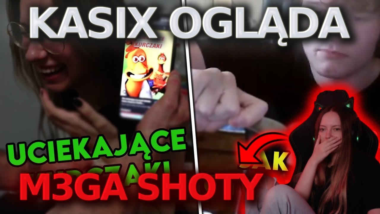 KASIX ogląda M3GA SHOTY - UCIEKAJĄCE KURCZAKI | JAK TO OTWORZYĆ?