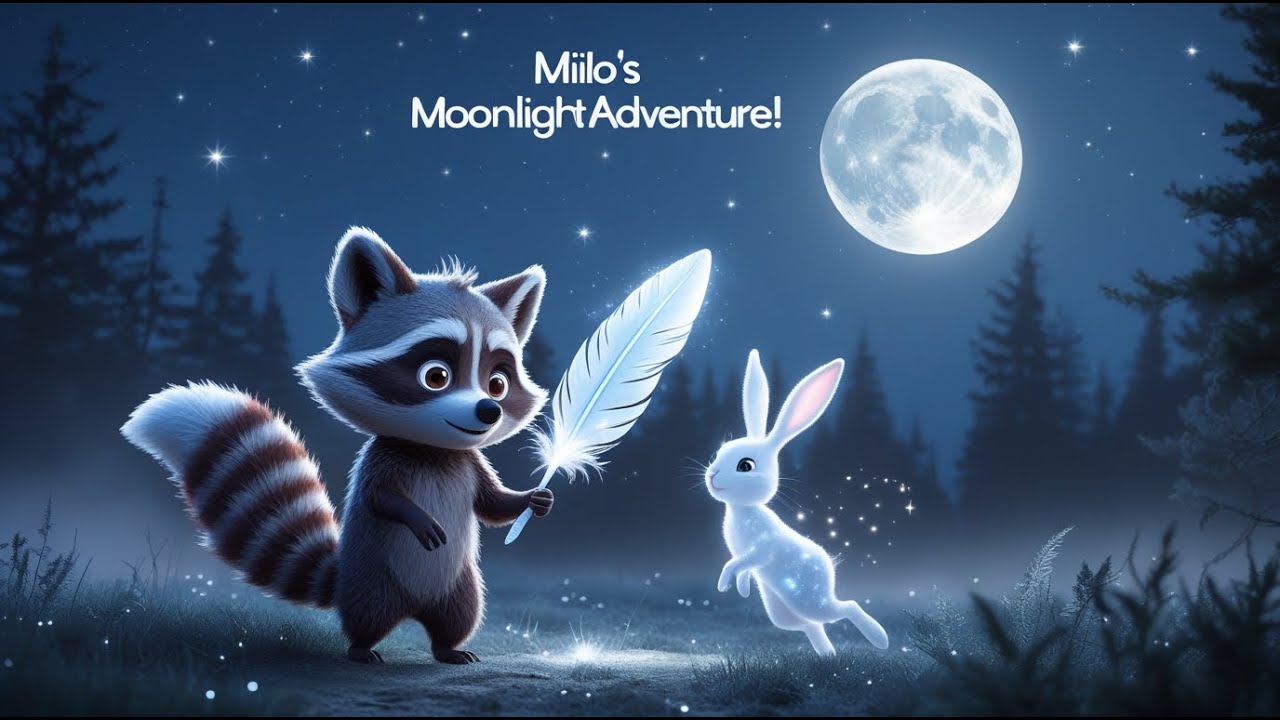 Milo and the Moonlight Adventure | Magical Bedtime Story for Kids | Kids Time