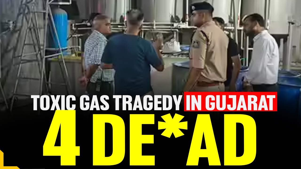 Live | 4 Workers Di*e in Toxic Gas Leak During Tank Cleaning in Surat | Shocking Incident