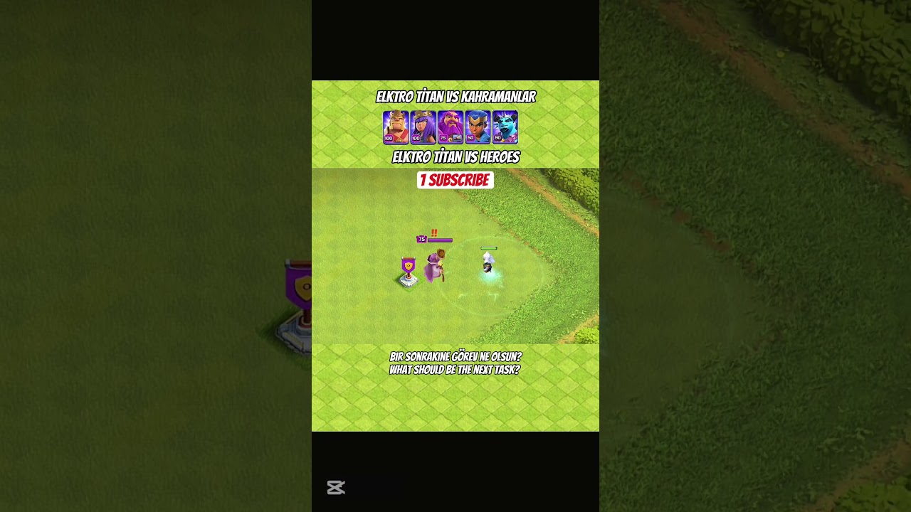 Electro Titan vs Heroes👀kim kazanır?😱 #clashofclans #coc #shorts #gaming #clashroyale