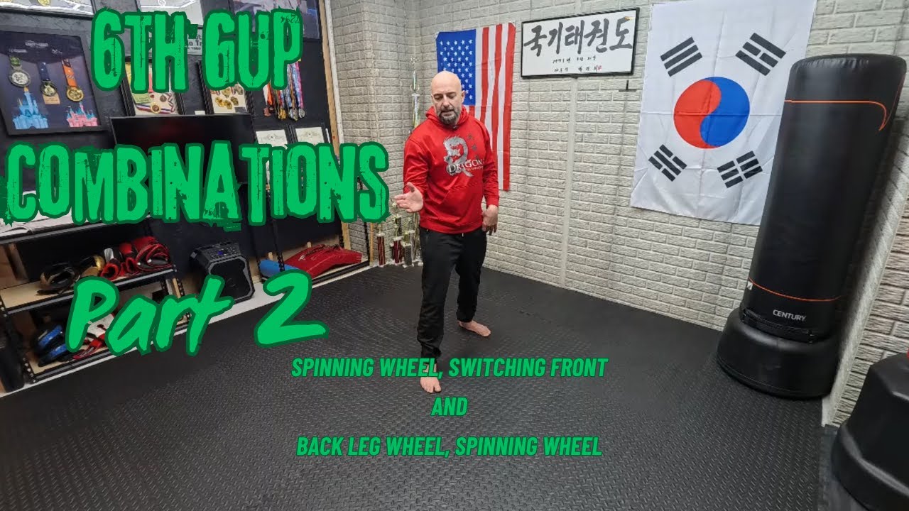 6th Gup Combinations Part 2:  Green Belt Curriculum
