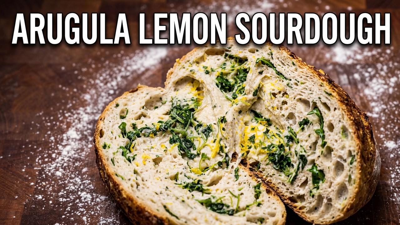 Sourdough Inclusion Recipe - Arugula & Parmesan Lemon!