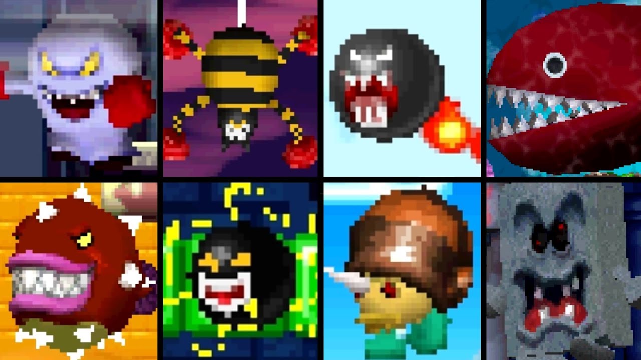 New Super Mario Bros. - All Enemies