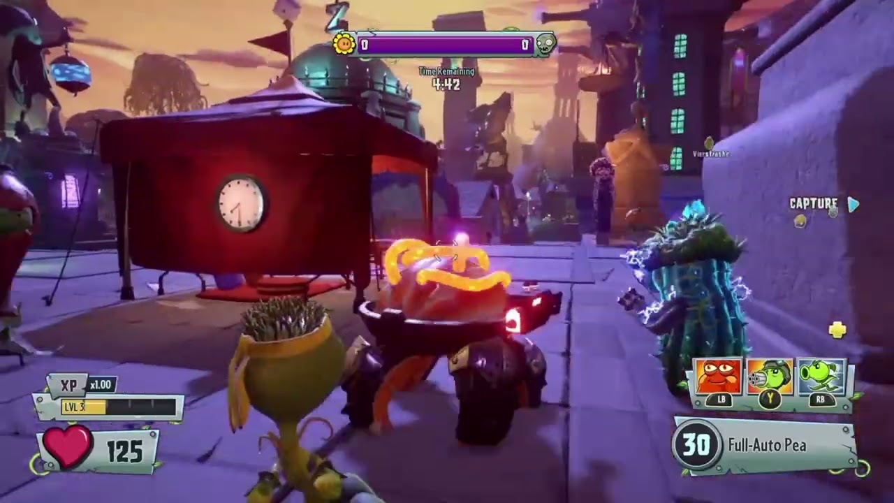 Plants Vs zombies garden Warefare 2 Turf takeover (156) Dominating as commando pea 