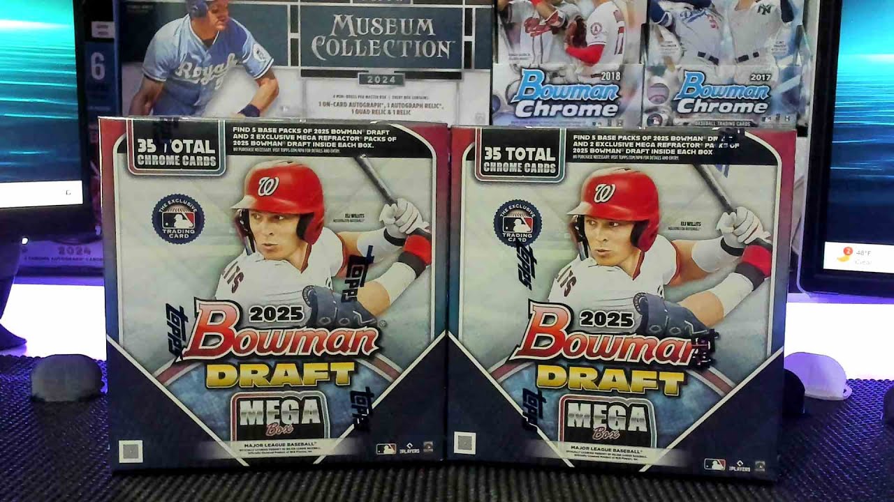 2025 Bowman Chrome Draft Mega #1.  #ed BIG Top prospect auto and parallel!!