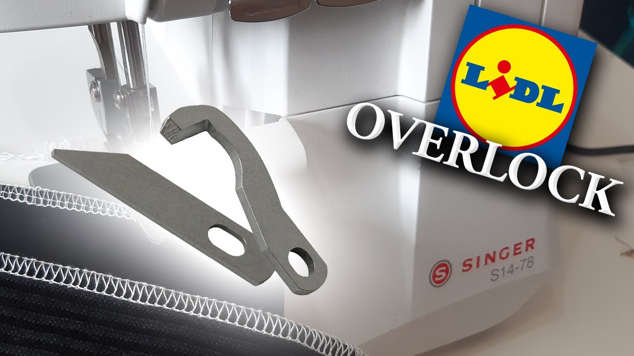 LIDL Overlock Singer S14-78 - Jak vyměnit nože a na co si dát pozor!