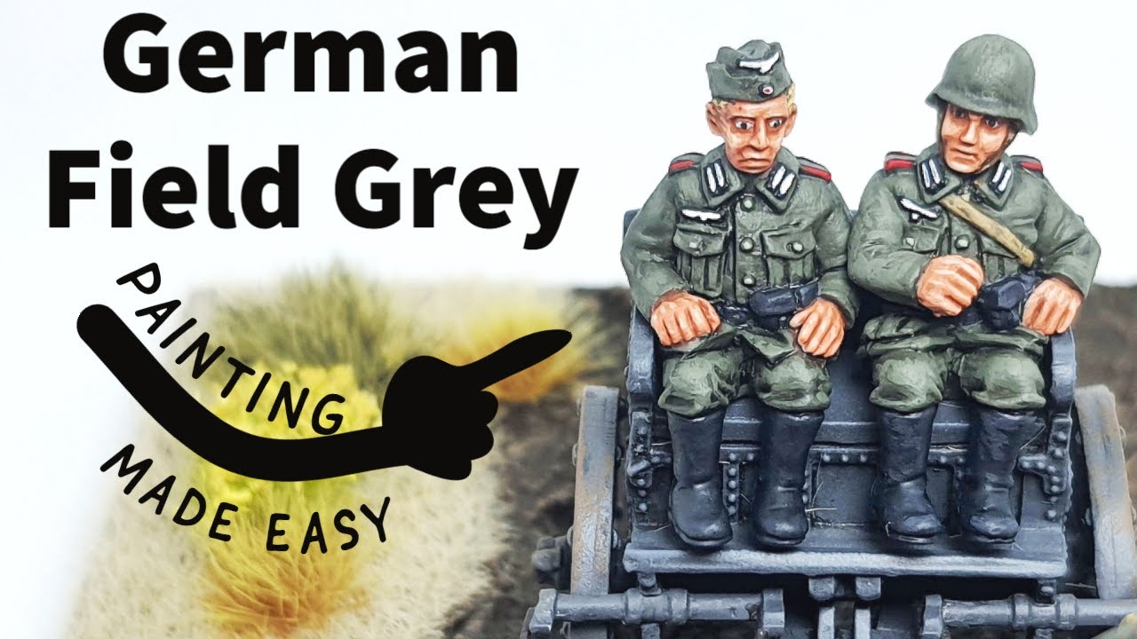 How to Paint 28mm WW2 German Field Grey