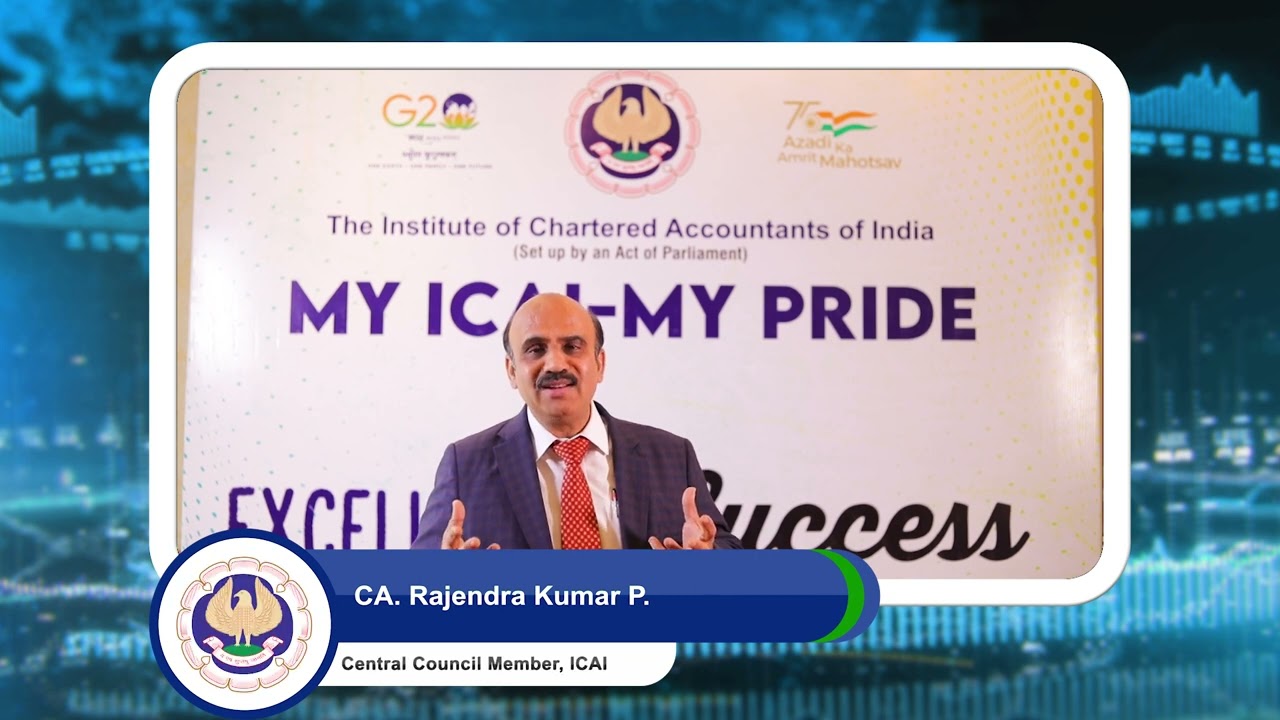 Address of CA. Rajendra Kumar P, CCM-ICAI on the Occasion of Start of ICAI's 75th Year Celebrations.