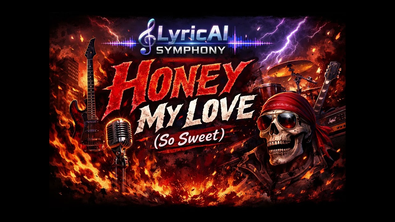 Honey My Love, So Sweet (Rock Version) - LyricAI Symphony