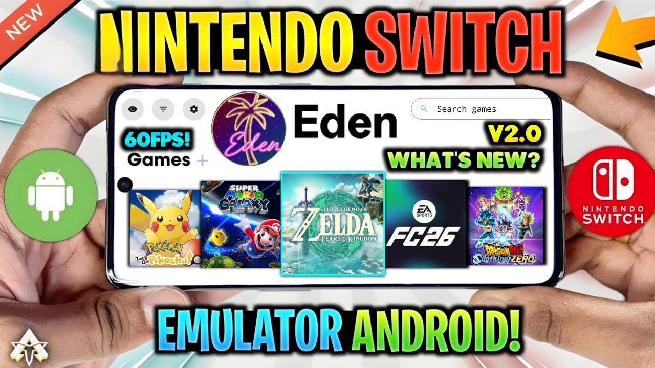 НОВИНКА! 🔥 ЭМУЛЯТОР EDEN ДЛЯ ANDROID V2.0: БОЛЬШОЕ ОБНОВЛЕНИЕ - НАСТРОЙКИ И ИГРОВОЙ ПРОЦЕСС | ЭМУ...