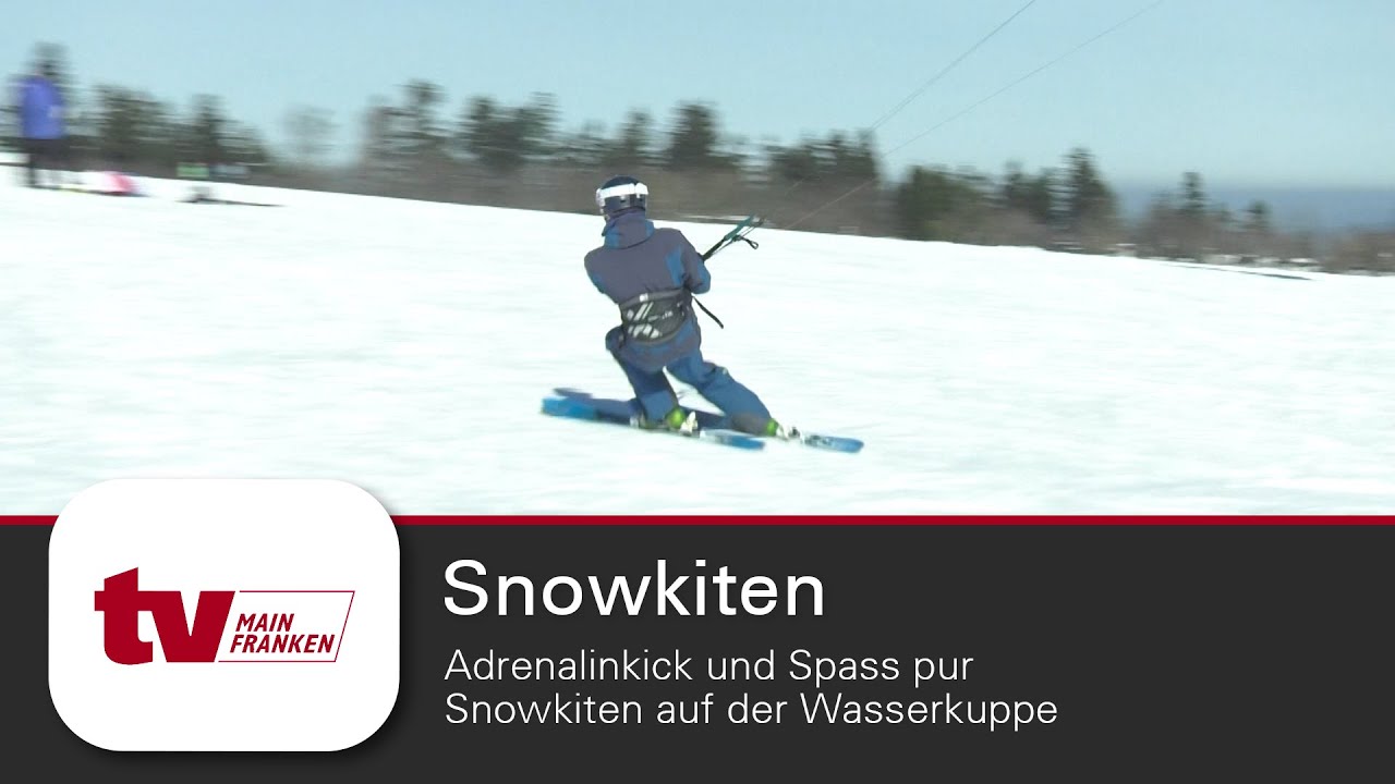 Adrenalinkick und Spass pur - Snowkiten auf der Wasserkuppe