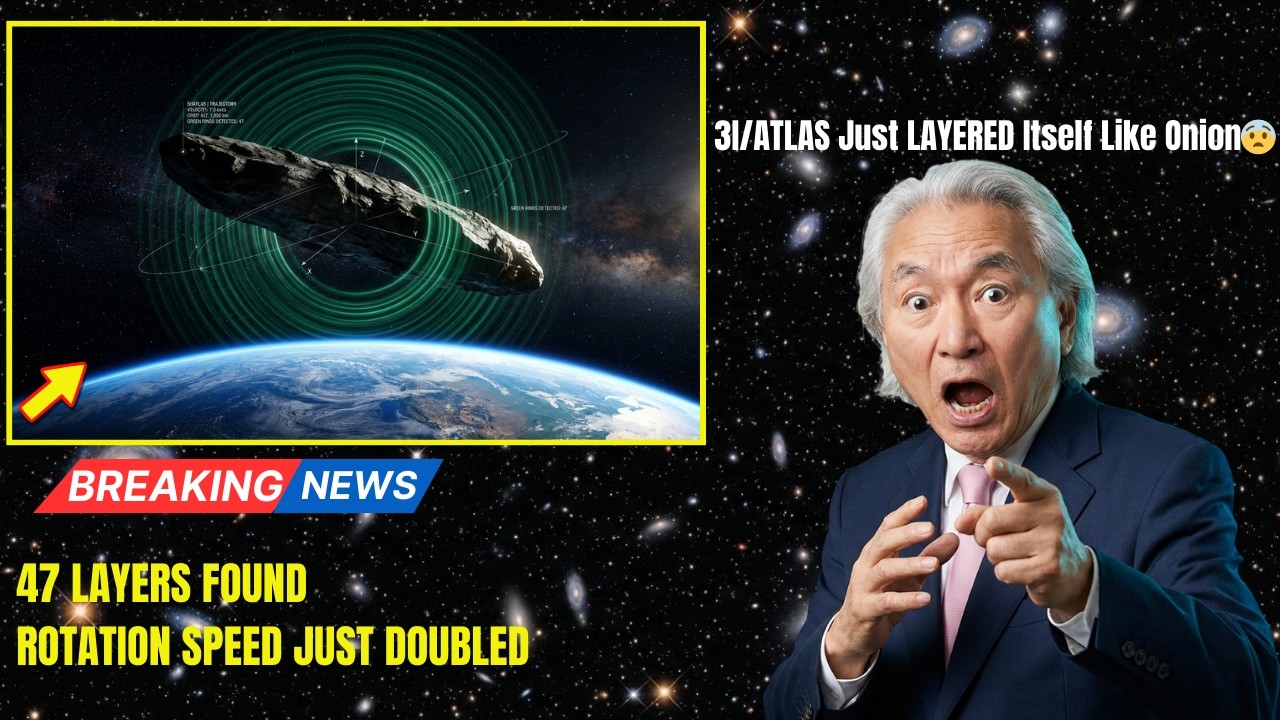 3I/ATLAS Just LAYERED Itself Like Onion — Telescopes Count 47 Shells | Michio Kaku