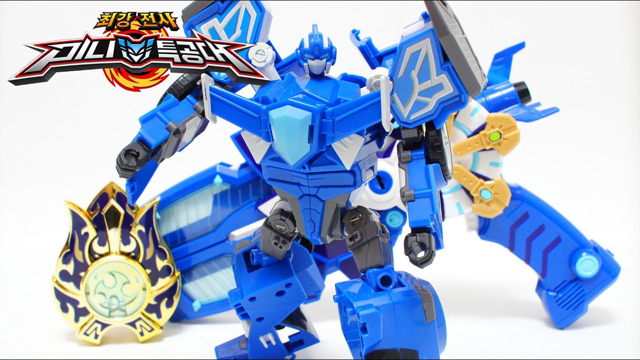 최강전사 미니특공대 특공트랜스 볼트봇 2015 신제품 장난감 MINIFORCE toy Unboxing & Review