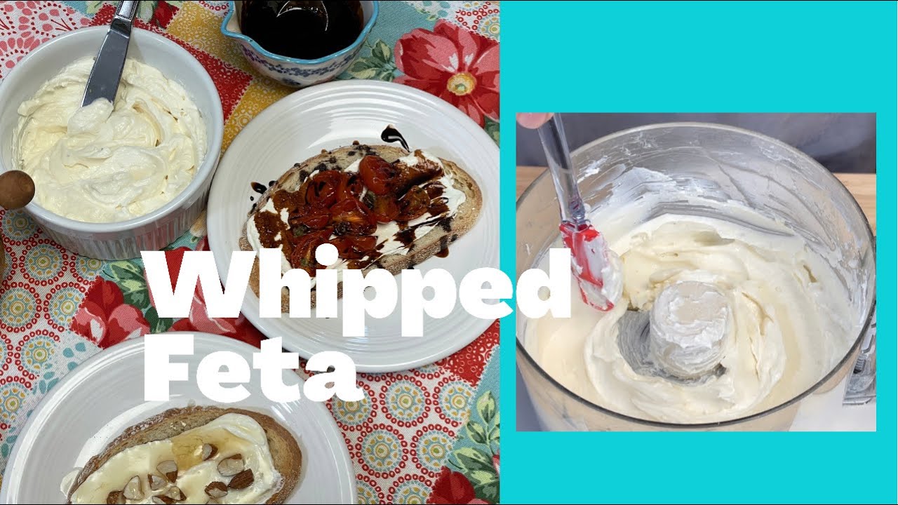 Whipped Feta / 2 Ingredients / Super Easy Dip or Spread