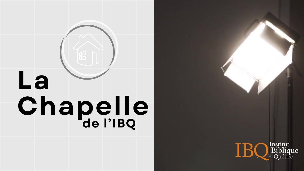 La Chapelle de l'IBQ : Nostalgie... (Ecc. 3) avec Melody Loria