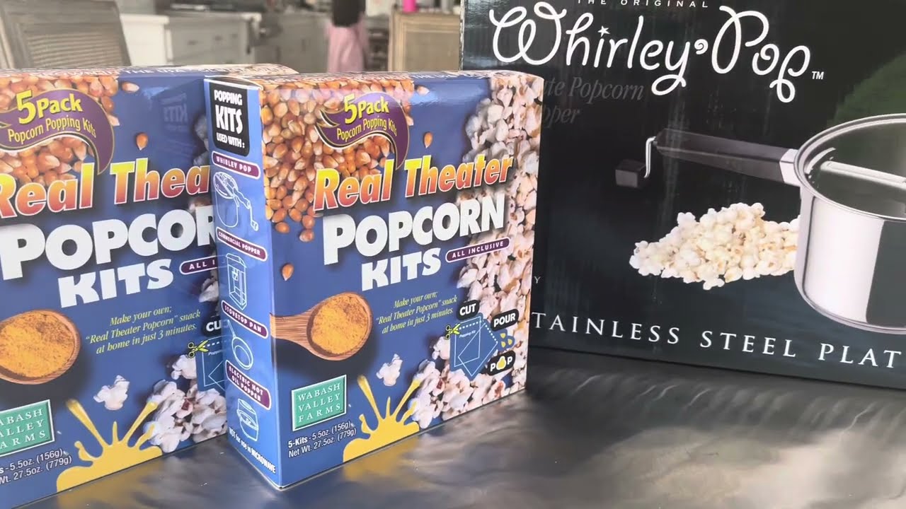 Whirley Pop popcorn popper!! Is it worth it? Is it really theatre style popcorn? 🎭 🍿