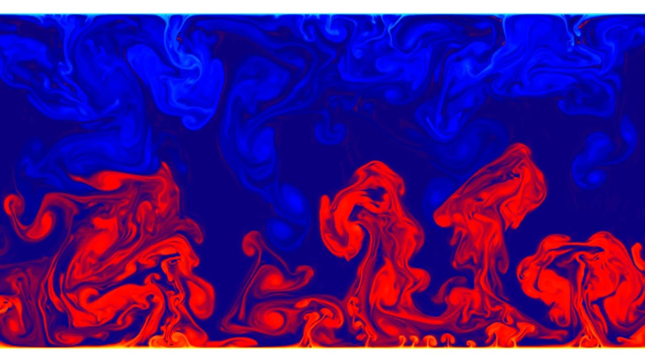 Rayleigh-Benard convection at Ra=10^11
