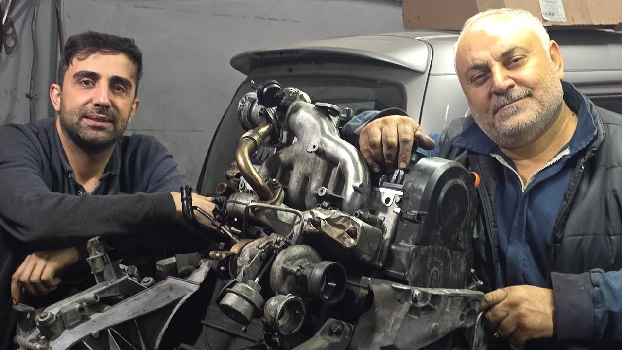  Transporter 1.9 TDI motoru toplayıp sesini duyduk