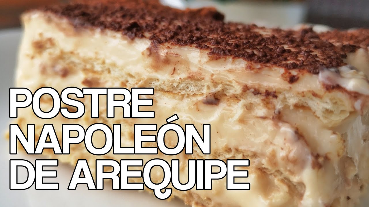 POSTRE NAPOLEÓN DE AREQUIPE 🥧🍴 MUY rico y FÁCIL  de preparar
