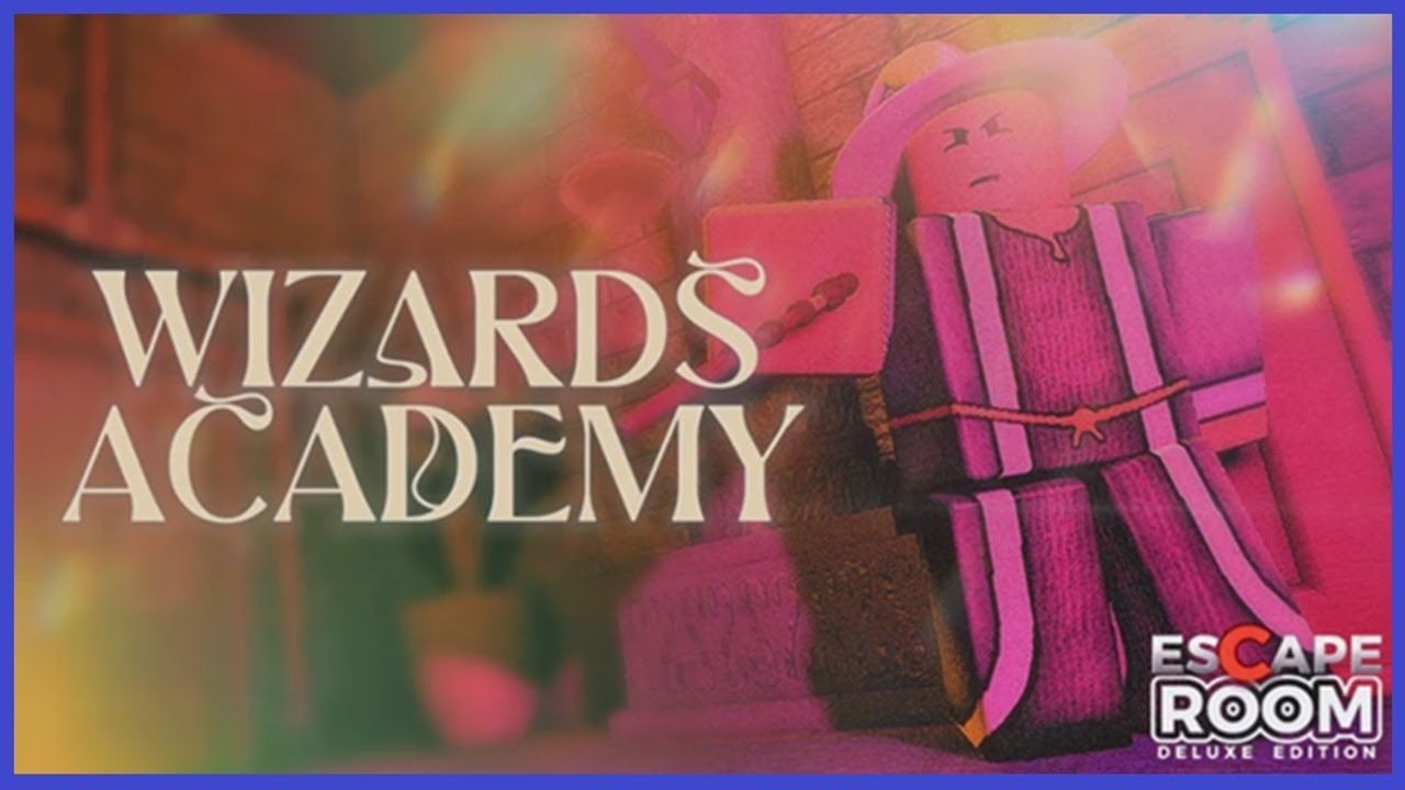ESCAPE ROOM Deluxe Edition WIZARDS ACADEMY Walkthrough (Roblox)