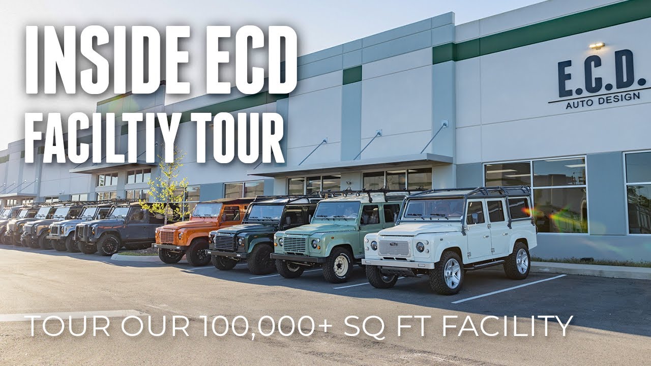 Inside ECD Automotive Design's 100,000 sqft. Classic Restoration Facility
