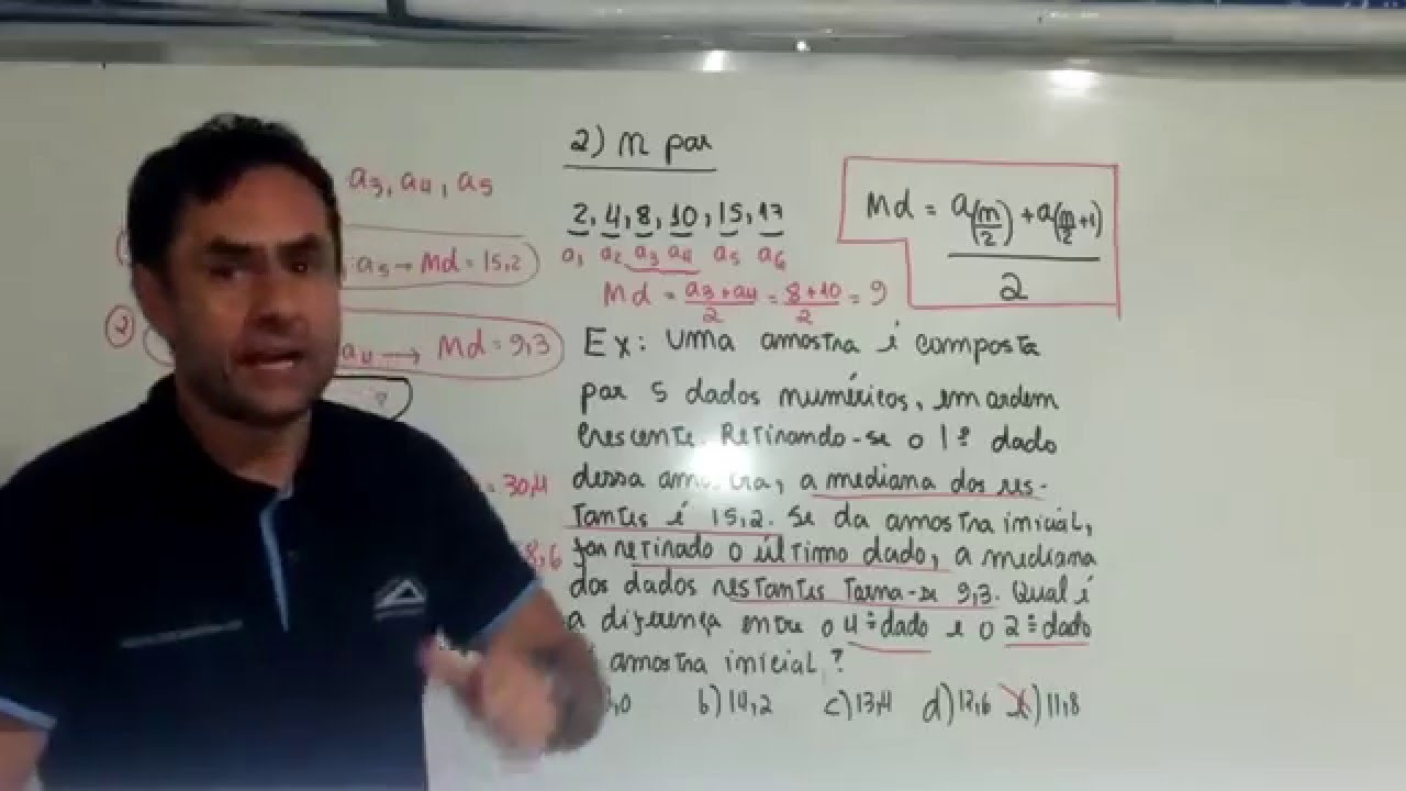 Medidas de Tendência Central, a Mediana