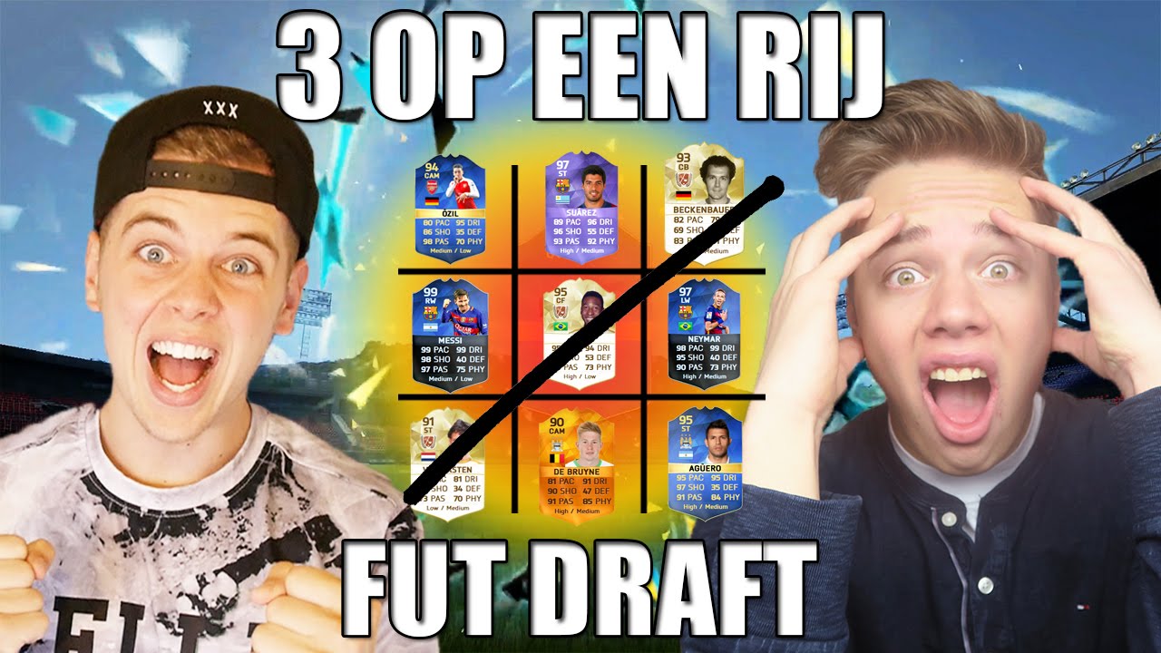 3 OP EEN RIJ FUT DRAFT VS PLAYFIFANL! FIFA 16 NEDERLANDS