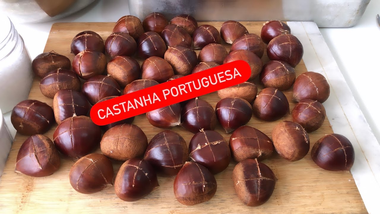 CASTANHA PORTUGUESA VC SABE FAZER? #sandrinhanacozinha #castanhaportuguesa