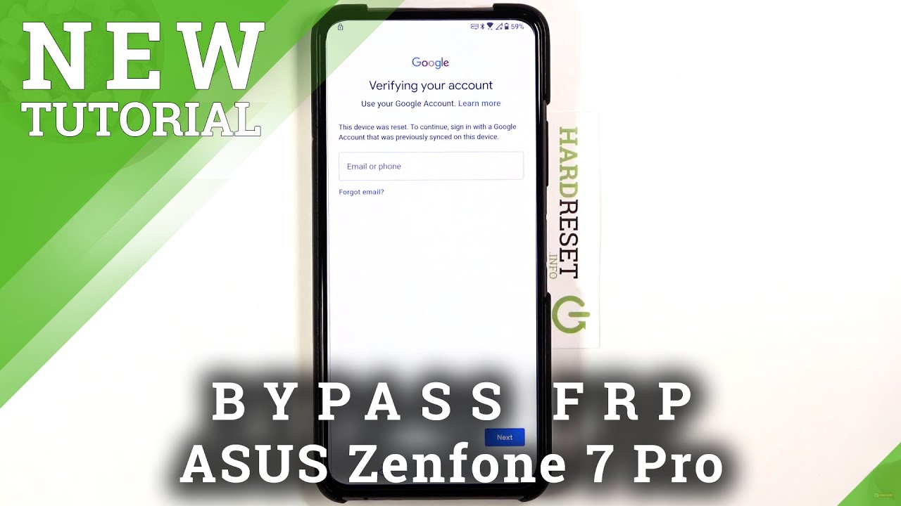 How to Bypass Google Verification in ASUS Zenfone 7 Pro – Unlock FRP