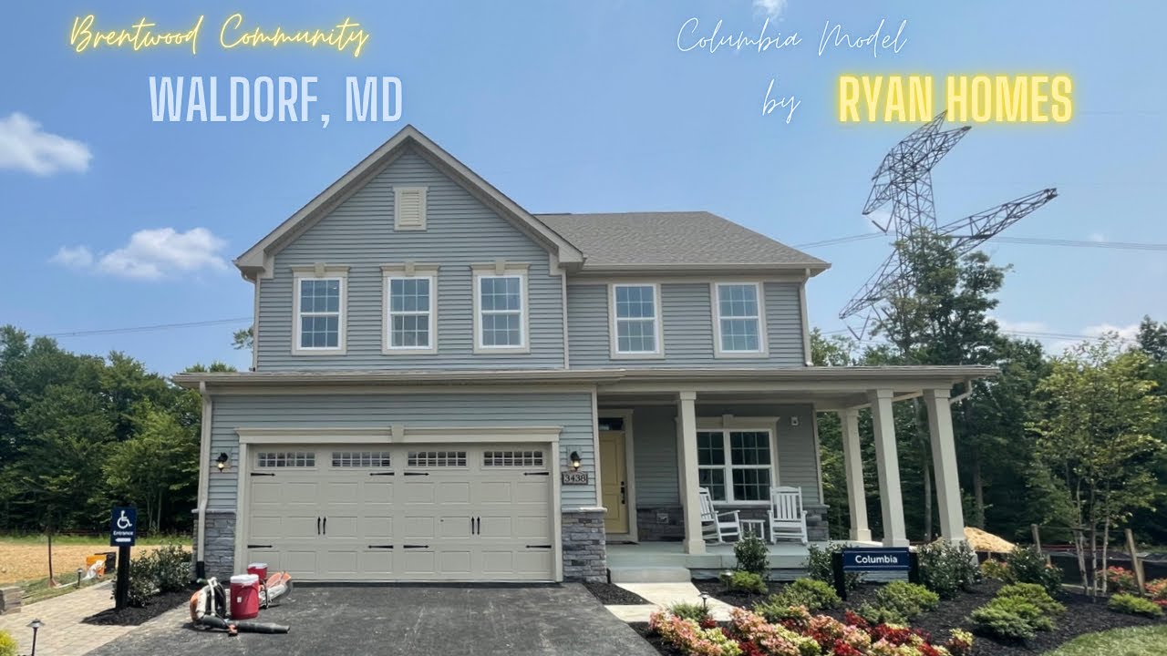Maryland Home Tour | Columbia Model by Ryan Homes | Waldorf, MD