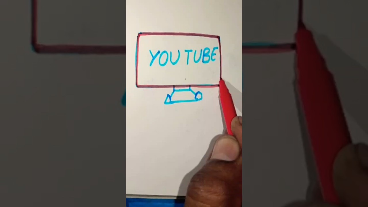 TV Drawing #art #viralvideo #ytshorts #draw #pencilk7colours #anujart #tvshow