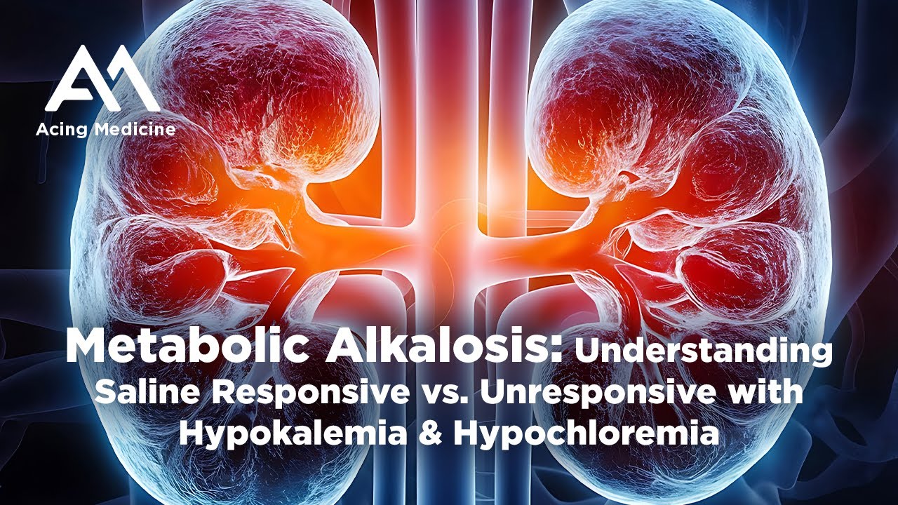 Metabolic Alkalosis: Saline Responsive vs. Unresponsive with Hypokalemia & Hypochloremia