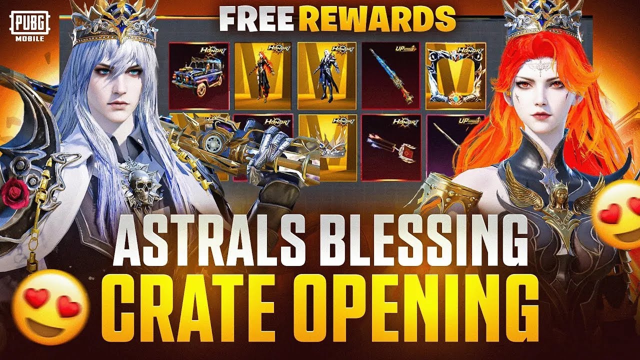 ASTRAL BLESSINGS HONOR SET + M24 UNLUCKIEST CRATE OPENING 🔥 | $45000 UC CRATE OPENING 😍