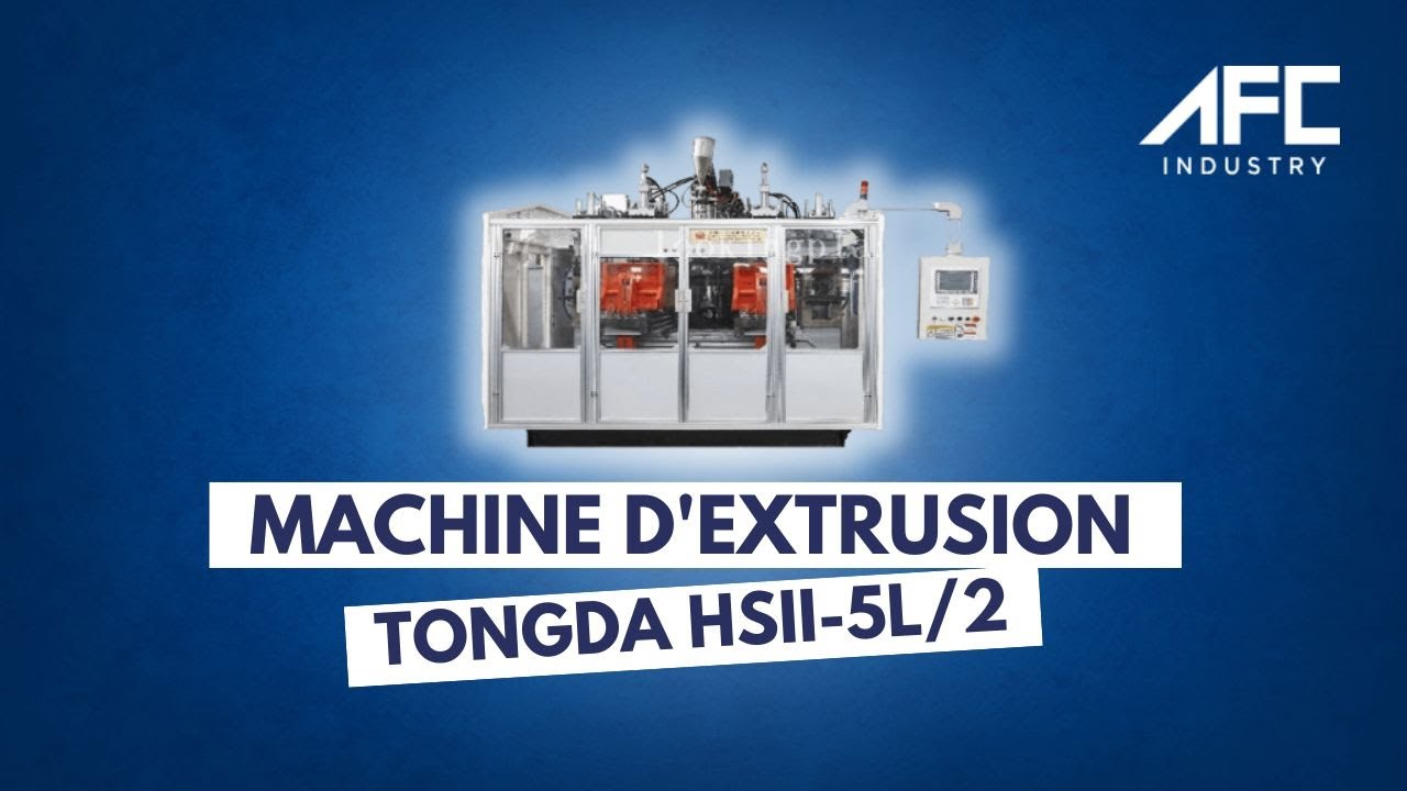 Machine d'extrusion soufflage TONGDA HTSII-5L/2 pour l'emballage detergent 2L - AFC INDUSTRY