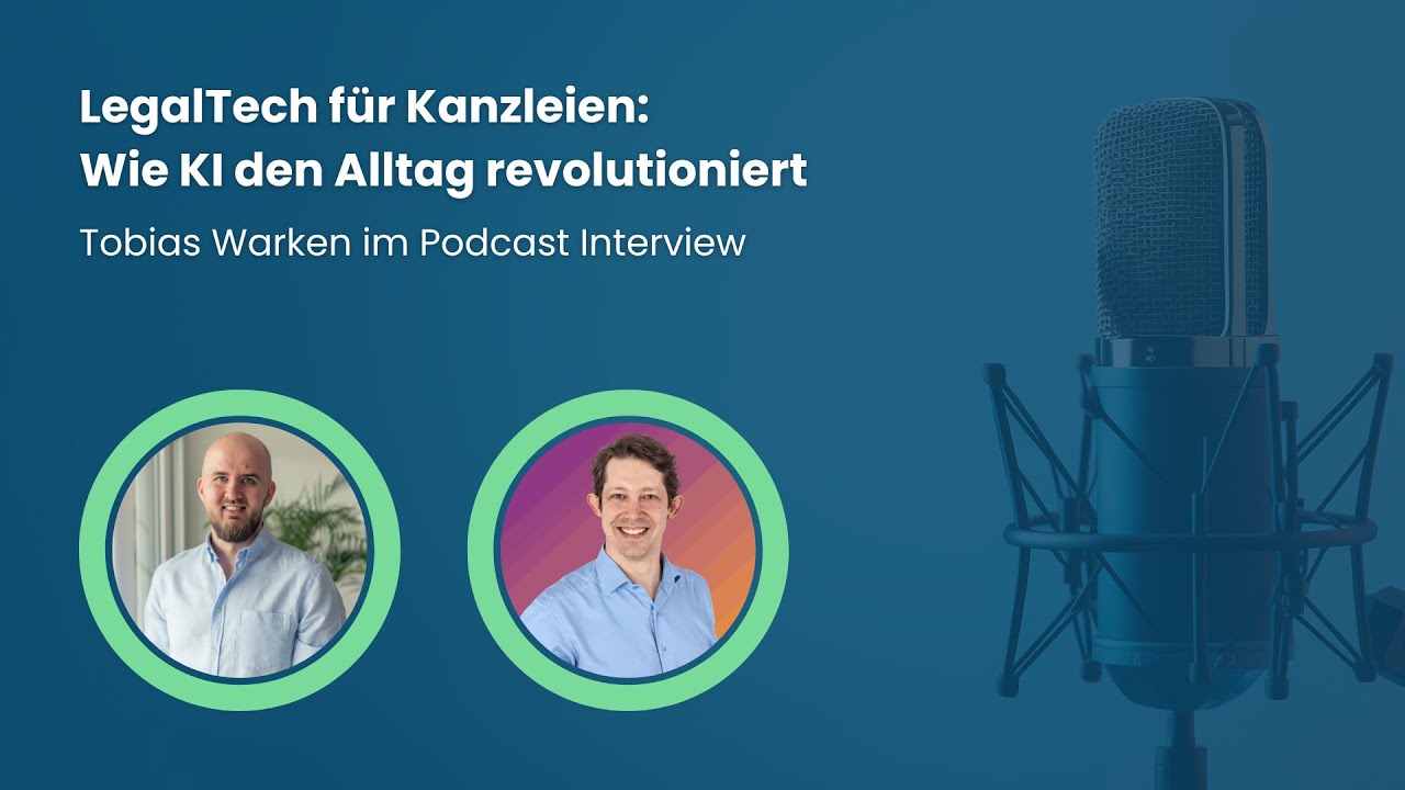 Von der Großkanzlei ins LegalTech-Startup: Tobias Warken im Gespräch