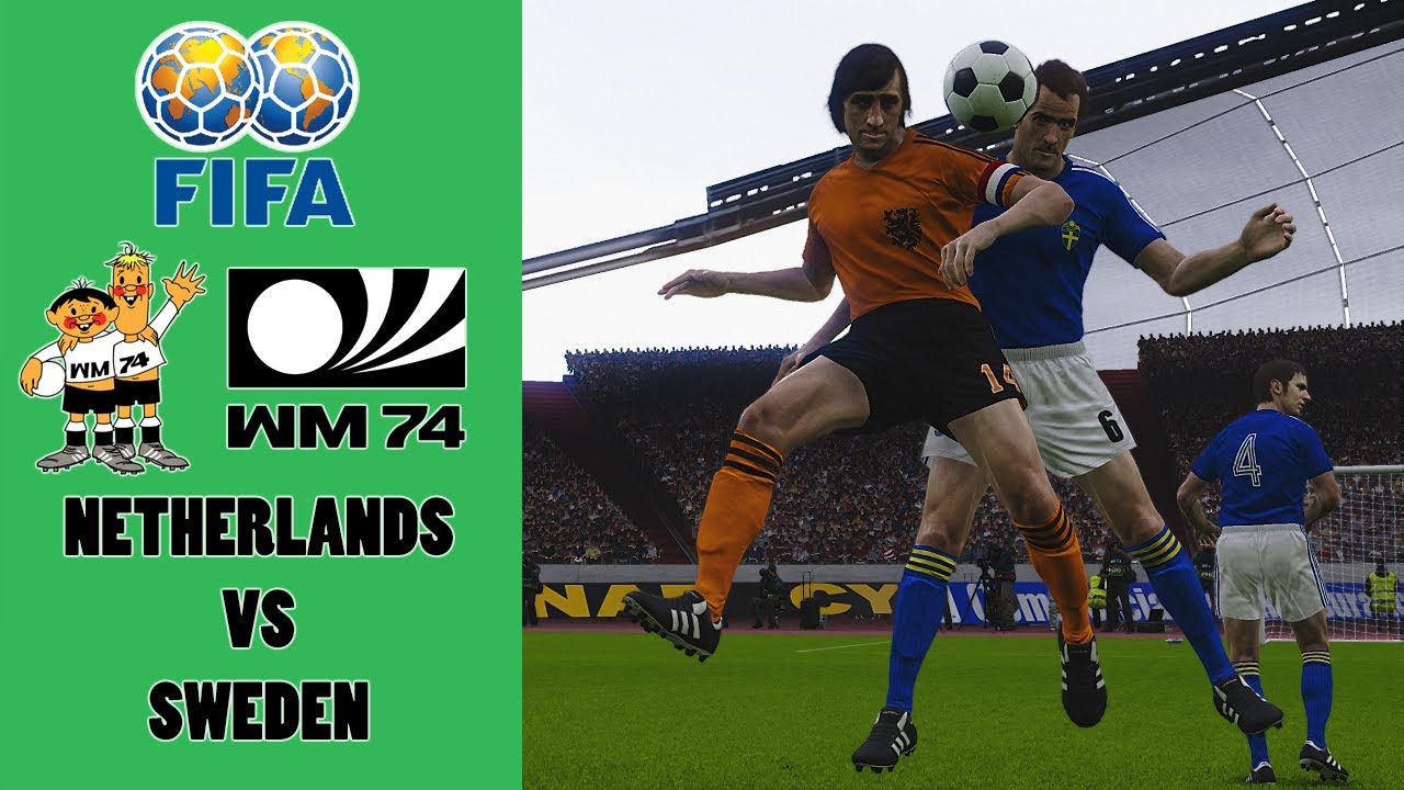 PES2021 - Netherlands vs Sweden - World Cup 1974