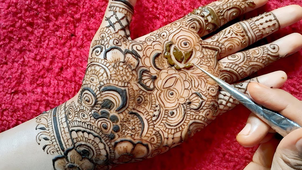 Ramadan special mehndi design | Front hand mehndi design | Mehandi ka design simple