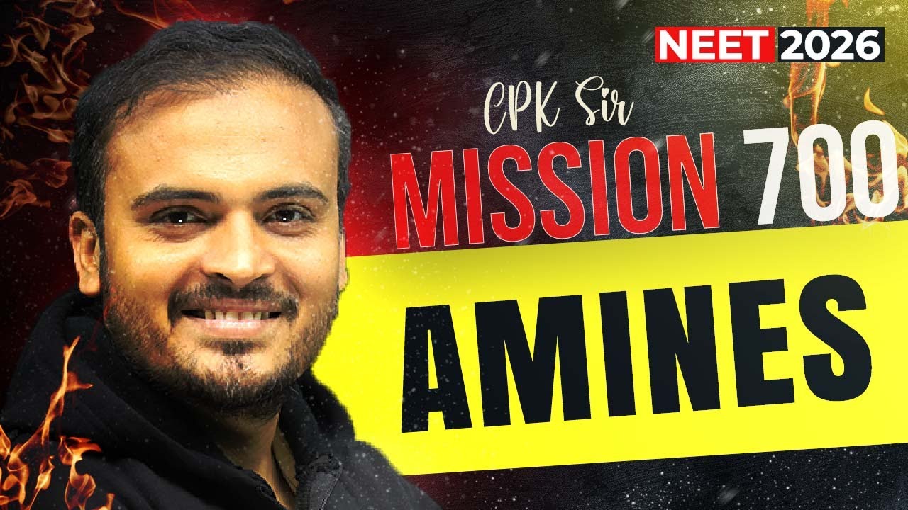 Amines For NEET 2026 | MISSION 700+ Phase 1🔥| Pradeep Sir #neet #live #neet2026 #chemistry #neetexam