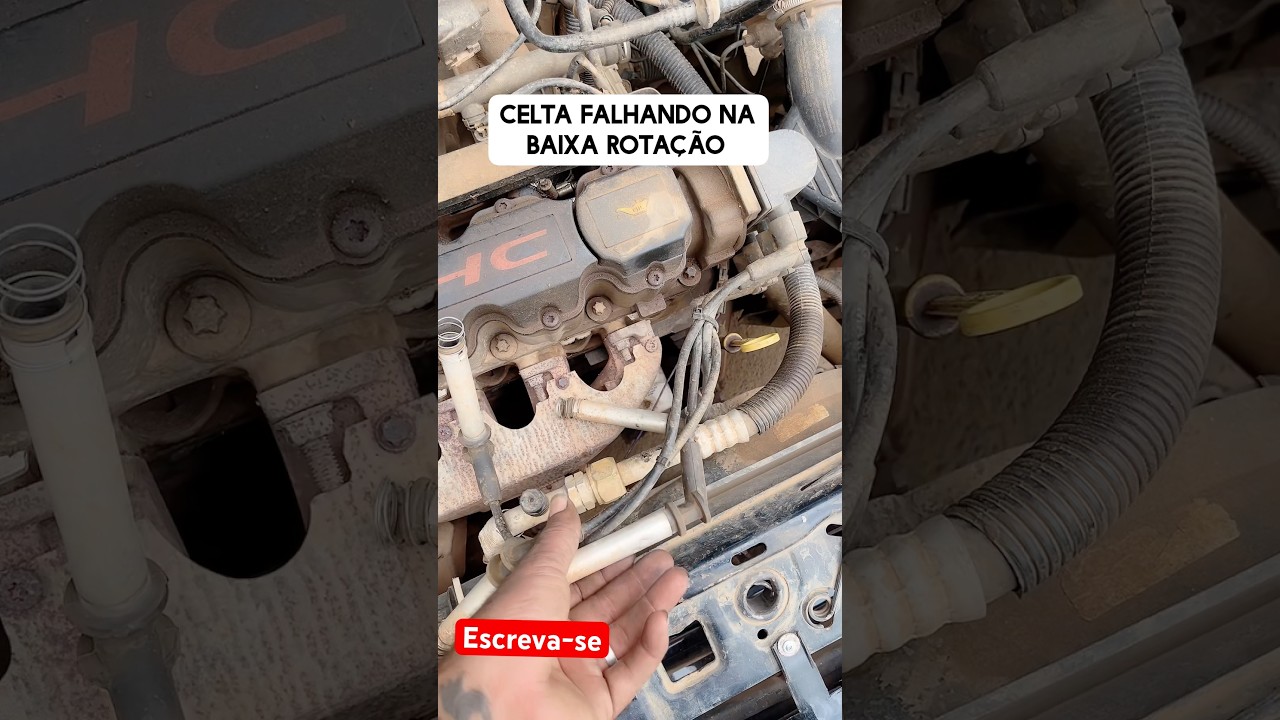 Celta falhando muito na baixa rota&ccedil;&atilde;o #celta #falhando #baixarotacao #motor #revisao #oficina #1.4