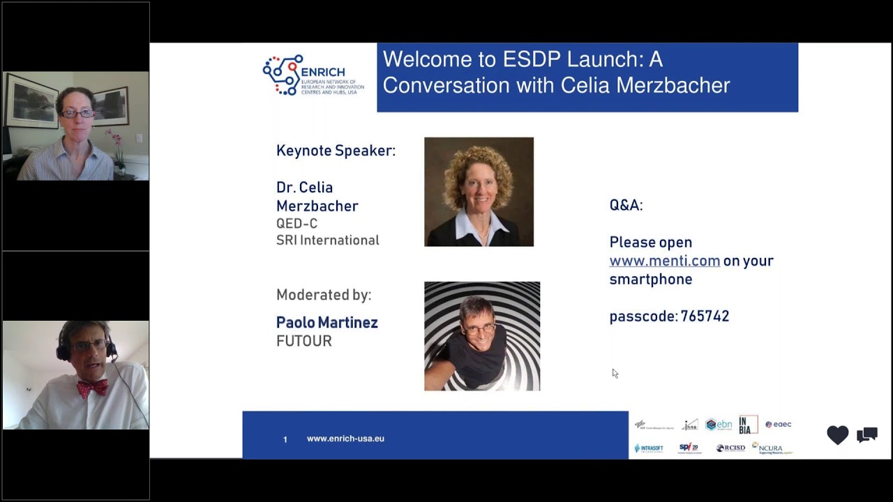 ESDP Launch: A Conversation with Celia Merzbacher webinar