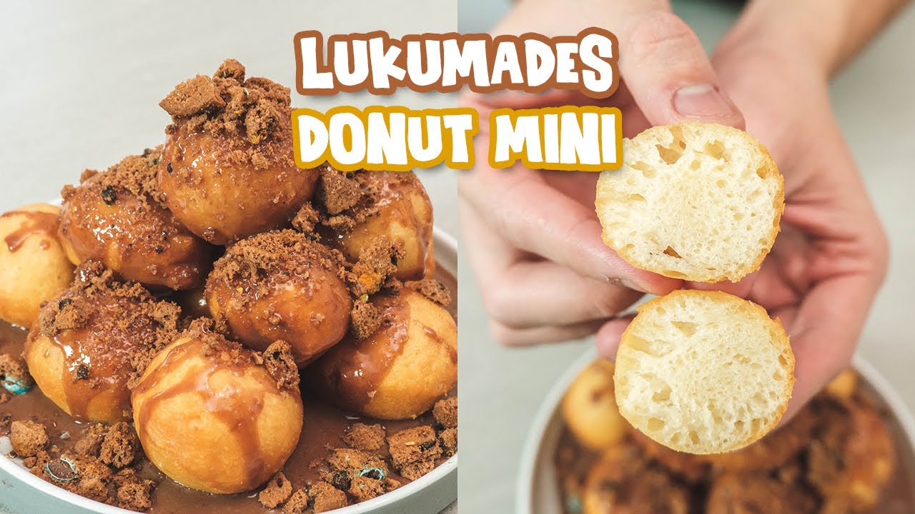 Tanpa Ulen tapi Empuk ! Resep Donut Mini / Lukumades Greek Donuts