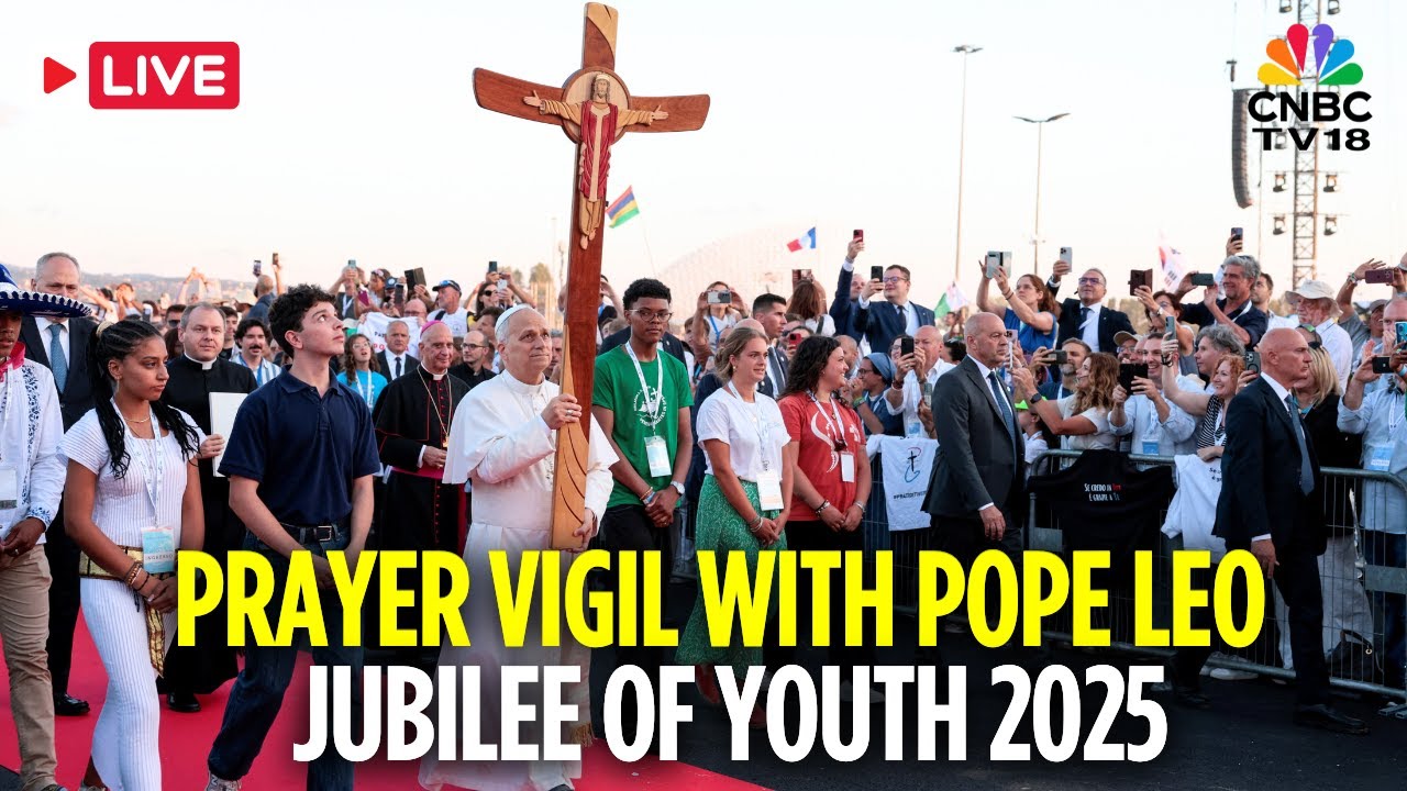LIVE: Pope Leo Speaks To Hundreds of Thousands of Young People in Rome | Jubilee of Youth 2025 |N18G
