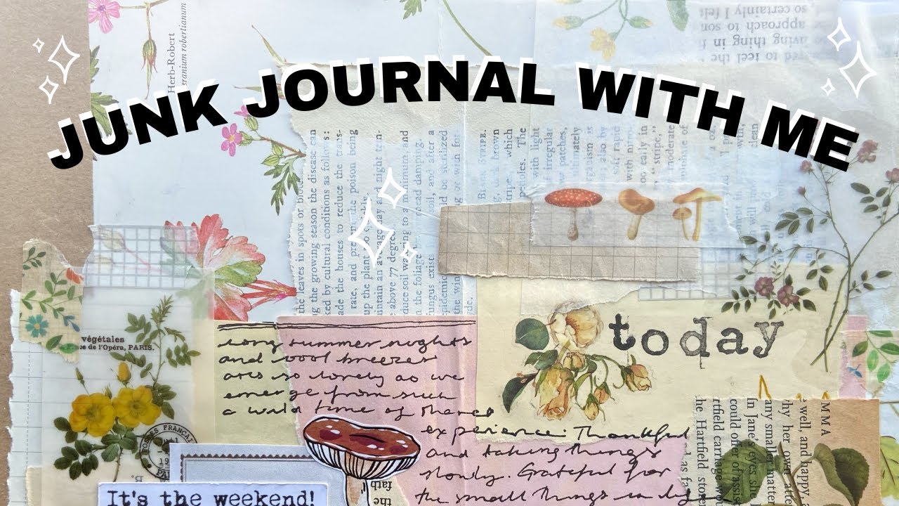 Junk Journal With Me 🌟 Let's journal together!