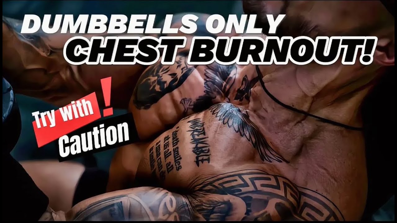 Flat CHEST? Not Anymore With This Crazy CHEST Dumbbell Workout!