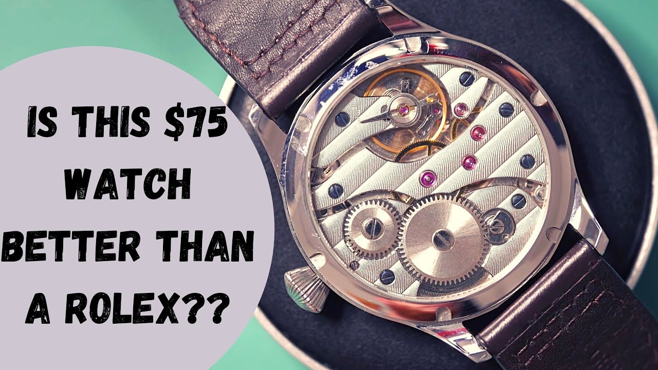 $75 Budget Replica Watch Restoration with surprising results - Seagull ST36 movement (Tianjin)