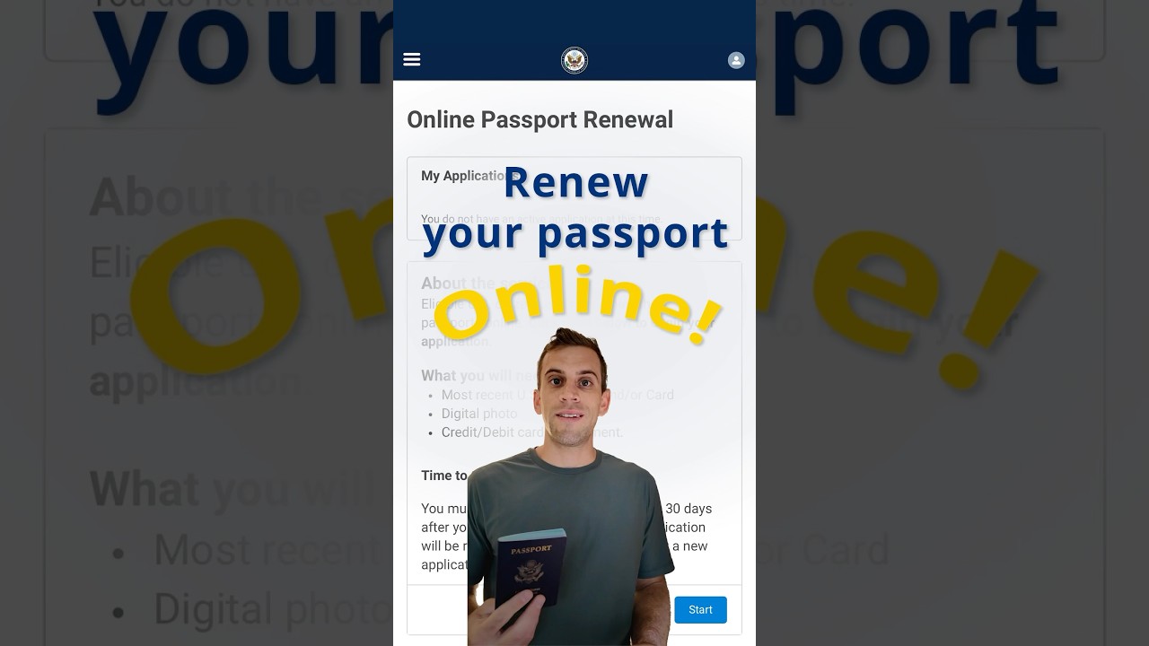 Passport renewal is now online